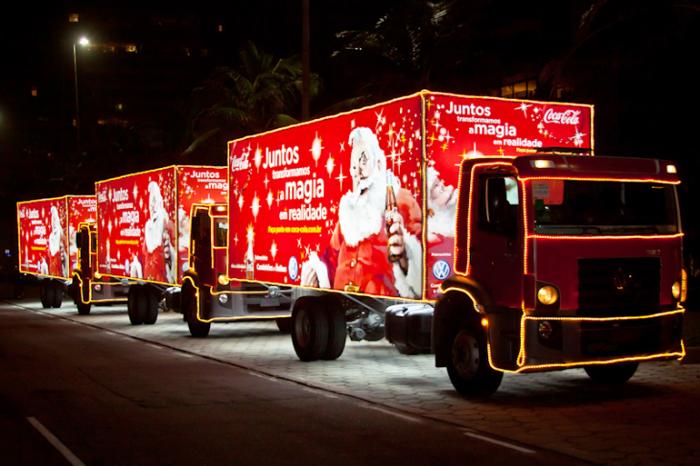 Caravana de Natal Coca-Cola e Caminhão com Papai Noel da Concresul passarão  por Farroupilha - Prefeitura Municipal de Farroupilha