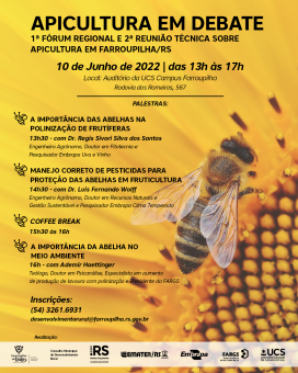 Prefeitura de Farroupilha promove 1º Fórum Regional e 2ª Reunião Técnica sobre Apicultura