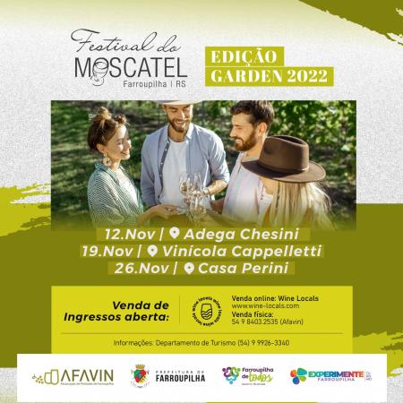 Festival do Moscatel de Farroupilha apresenta edição Garden 2022