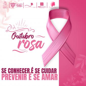 Outubro Rosa: Programação no município terá diversas ações voltadas à saúde e cuidados com a mulher