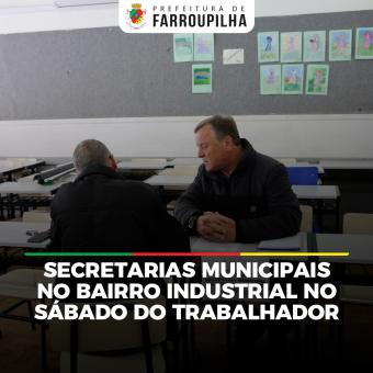 Prefeitura leva Secretarias Municipais ao bairro Industrial no Sábado do Trabalhador