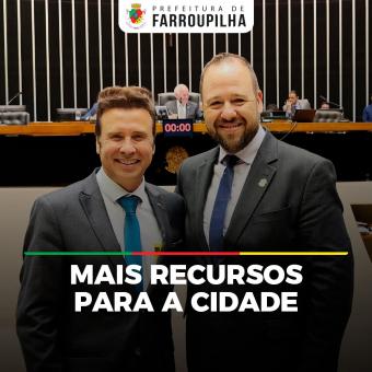 Em viagem a Brasília, Município obtém mais de R$ 4 milhões em verbas
