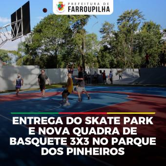 Prefeitura entrega revitalização do Skate Park e nova Quadra de Basquete 3x3 no Parque dos Pinheiros