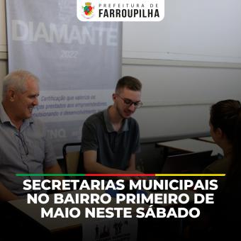 Prefeitura leva Secretarias Municipais ao bairro Primeiro de Maio no Sábado do Trabalhador