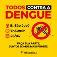 Mutirão de recolhimento de criadouros da dengue ocorre nesta sexta-feira no bairro São José