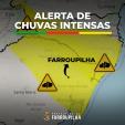 ATENÇÃO: Região de Farroupilha entra em estado amarelo para temporais, chuvas e raios