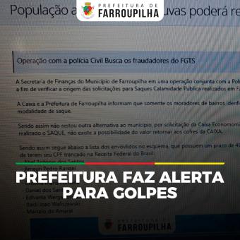 Prefeitura de Farroupilha não está divulgando listas de supostas fraudes no FGTS Calamidade