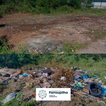 Prefeitura de Farroupilha identifica descarte irregular de lixo no bairro São José
