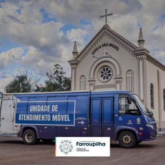 Unidade Móvel de Saúde estará em sete comunidades durante o mês de maio