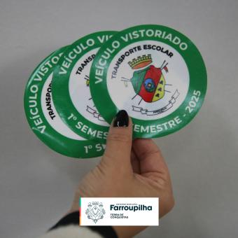 Vans Escolares: Adesivos de regularidade irão auxiliar em fiscalização do transporte