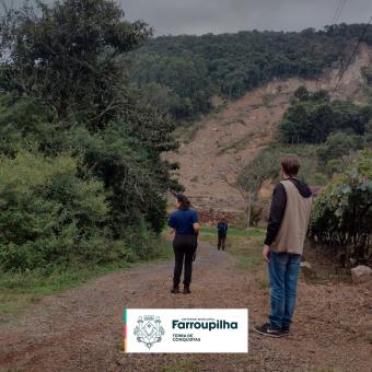 Serviço Geológico do Brasil realiza mapeamento de áreas de risco em Farroupilha Serviço Geológico do Brasil realiza mapeamento de áreas de risco em Farroupilha