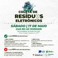 Segunda edição do ano da Campanha de Recolhimento de Resíduos Eletrônicos acontece no sábado