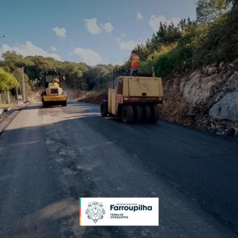 Programa Caminhos do Interior: Obras na FR-30 chegam a sua fase final