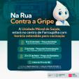 Unidade Móvel de Saúde estará no centro de Farroupilha com horário estendido para vacinação